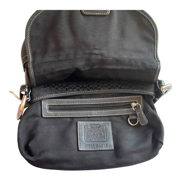 Vintage COACH 6818 SoHo Black Mini Signature 2005 Y2K - Picture 6 of 11